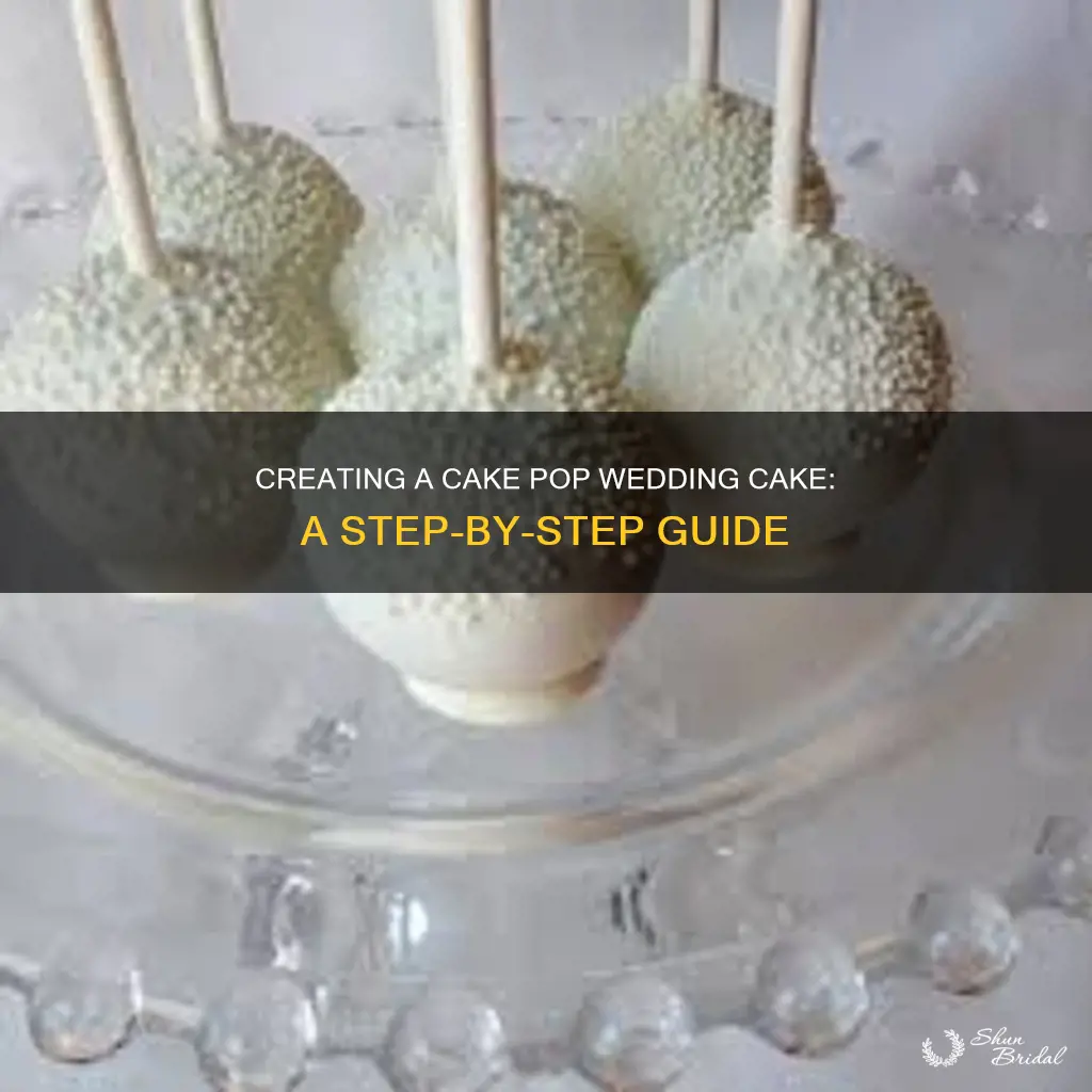 how to make a cake pop wedding cake