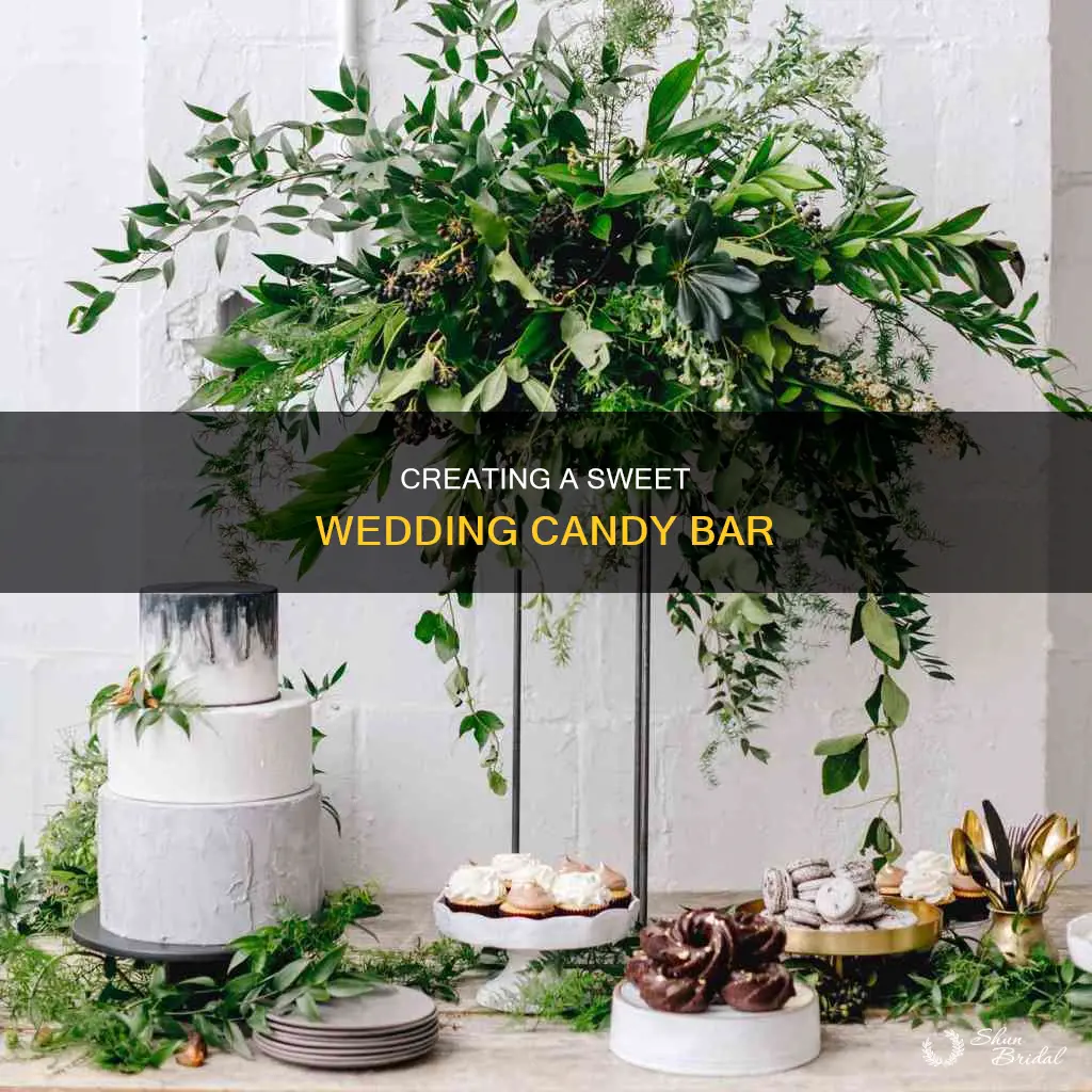 how to make a candy bar for a wedding