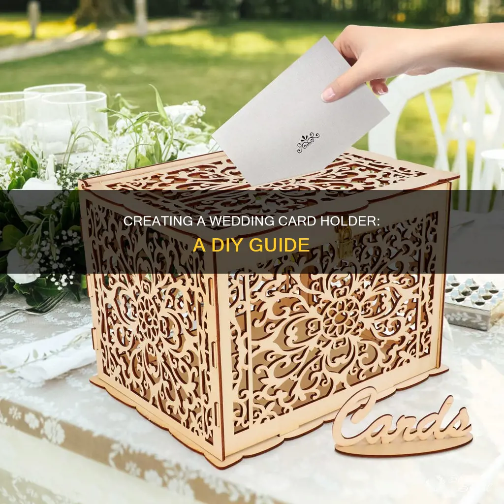 how to make a card holder for wedding