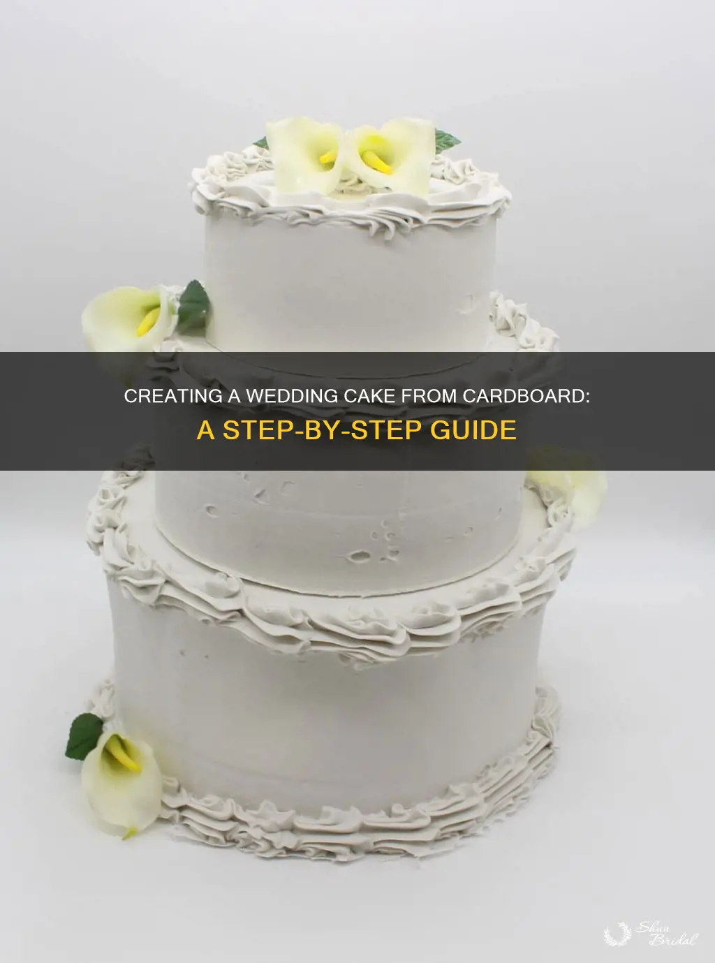 how to make a cardboard wedding cake