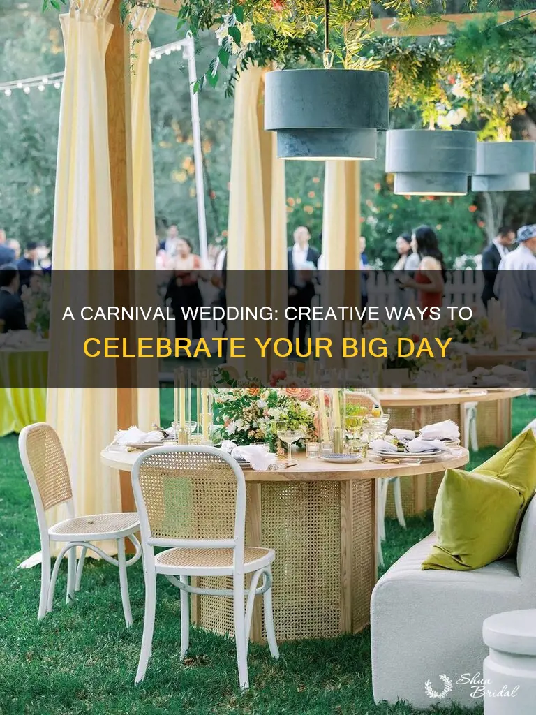 how to make a carnival wedding