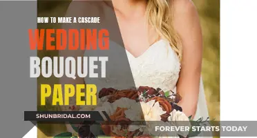 Crafting a Cascade Wedding Bouquet with Paper: Step-by-Step