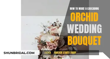 Cascading Orchid Bouquets: A Wedding Guide