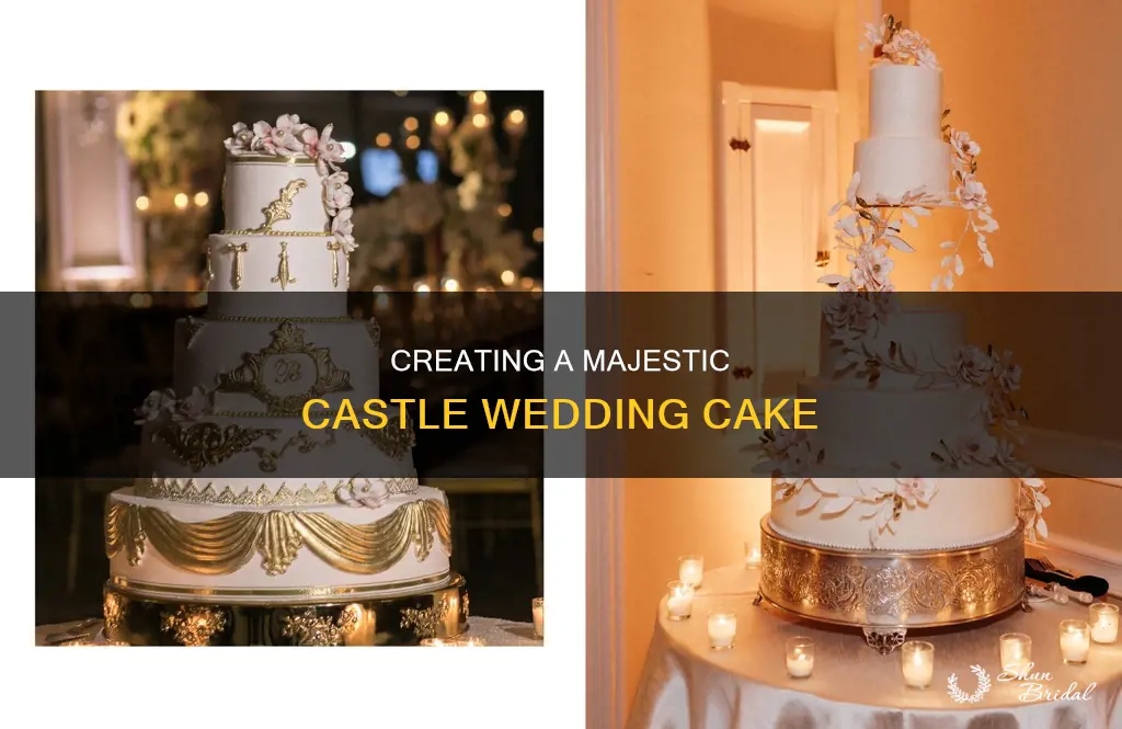 how to make a castle wedding cake