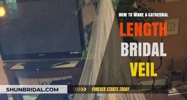 Crafting a Stunning Cathedral Length Bridal Veil: DIY Guide