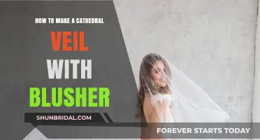 Crafting a Stunning Cathedral Veil with Blusher: A DIY Guide