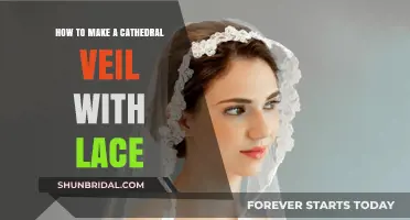 Crafting a Stunning Cathedral Veil with Delicate Lace: A DIY Guide