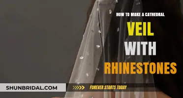 Crafting a Rhinestone Cathedral Veil: A Step-by-Step DIY Guide