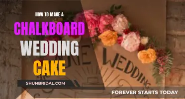 Creating a Chalkboard Wedding Cake: A Step-by-Step Guide