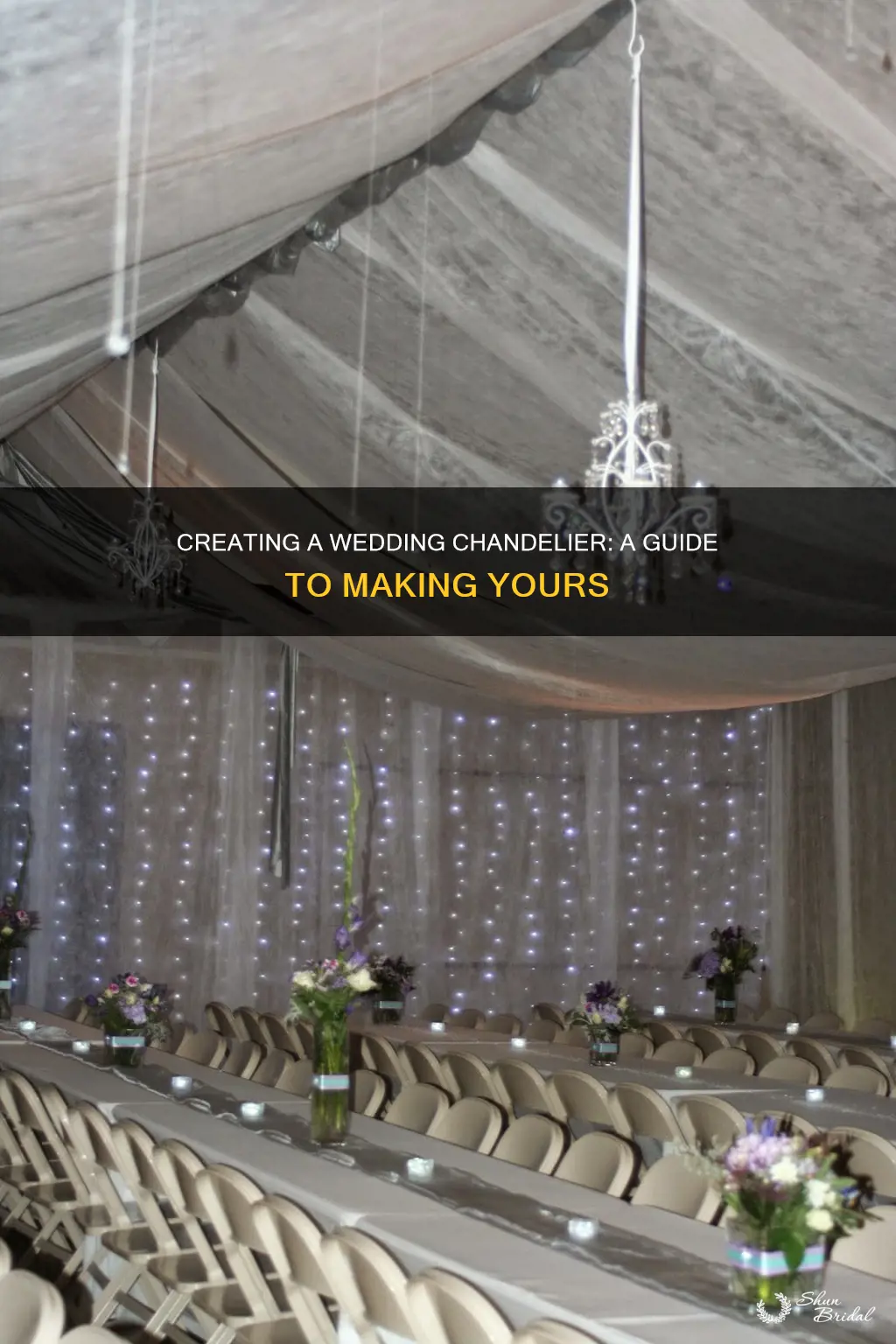 how to make a chandelier for a wedding