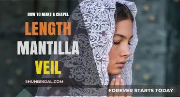 Crafting a Chapel Length Mantilla Veil: A Step-by-Step DIY Guide