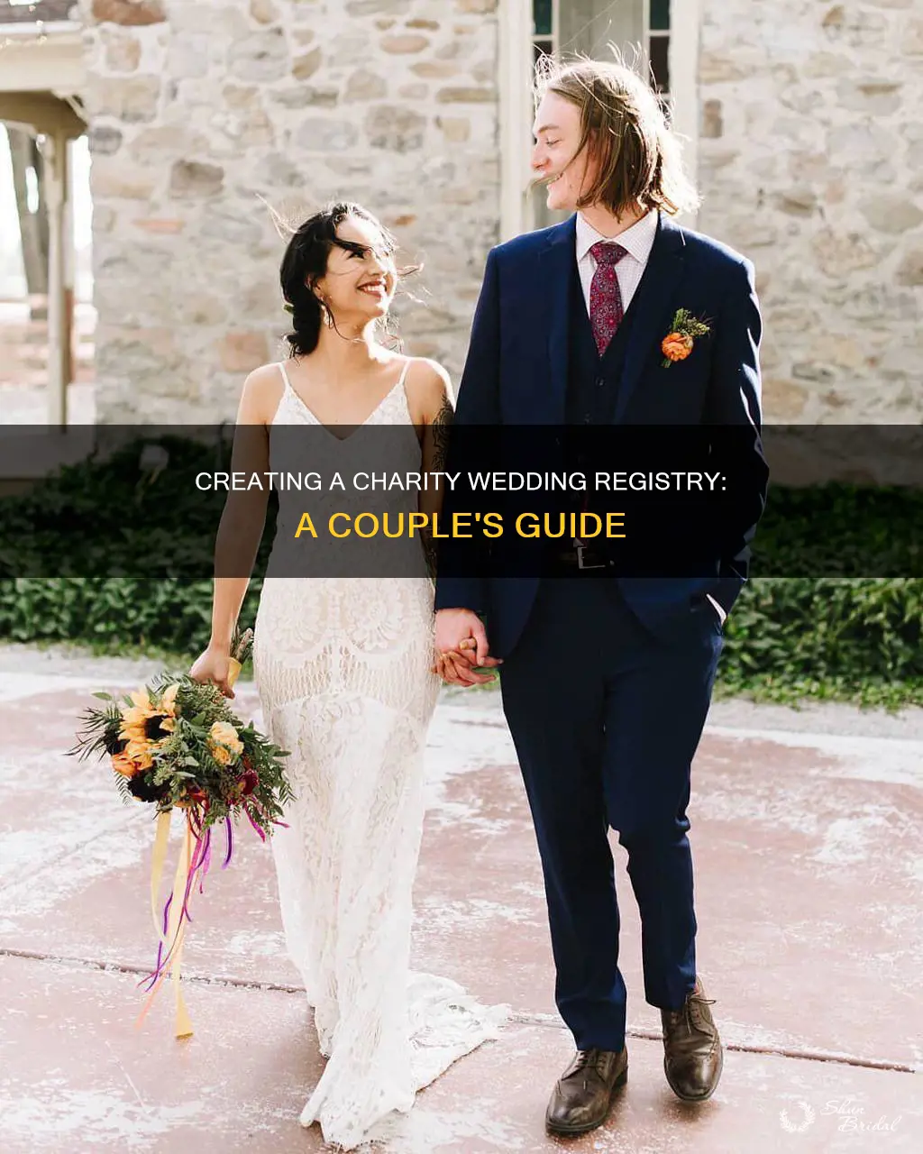 how to make a charity wedding registry