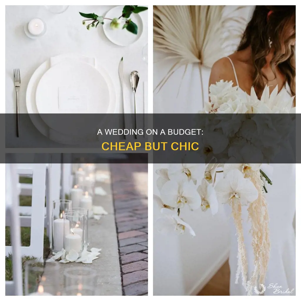 how to make a cheap wedding look nice