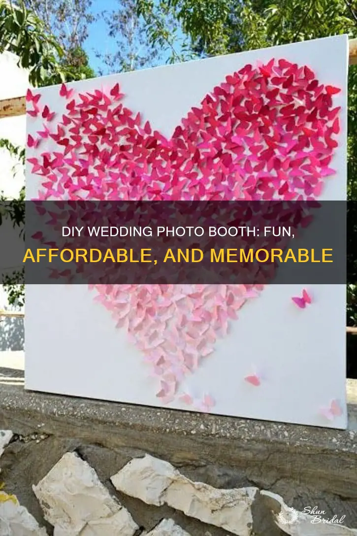 how to make a cheap wedding photo booth