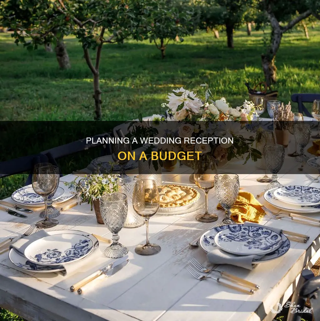 how to make a cheap wedding reception