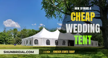 Creative Ways to Make a Budget-Friendly Wedding Tent