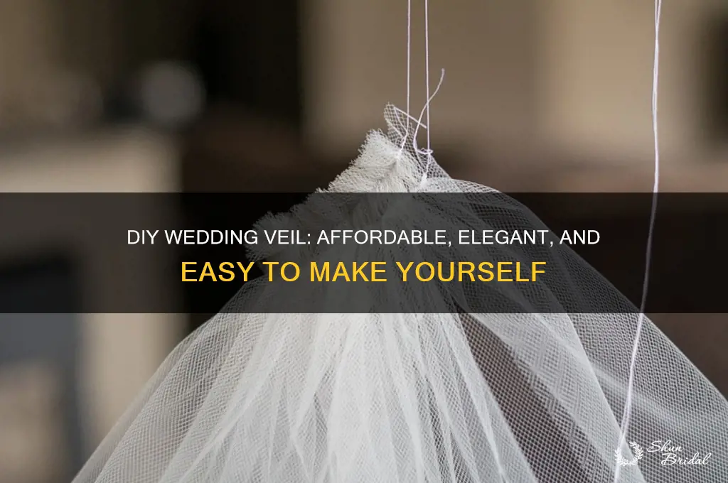 how to make a cheap wedding veil