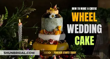 Creating a Cheese Wheel Wedding Cake