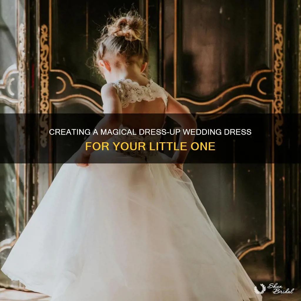 how to make a childs dress up wedding dress