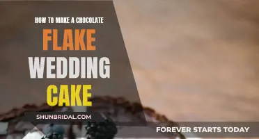 Creating a Chocolate Flake Wedding Cake Masterpiece