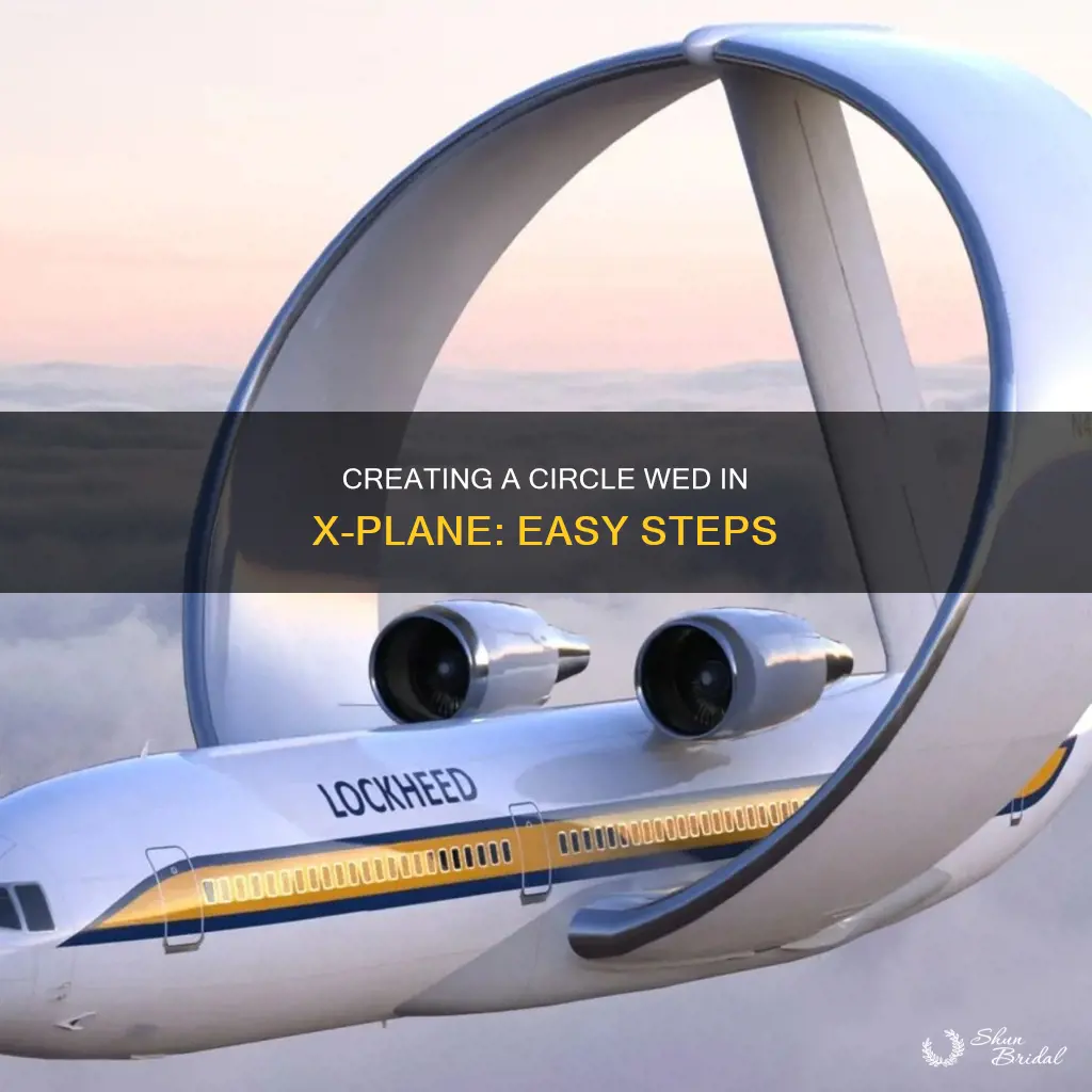 how to make a circle wed x-plane