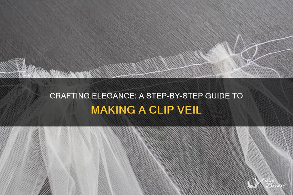 how to make a clip veil