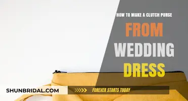 Create a Clutch Purse from Your Wedding Dress