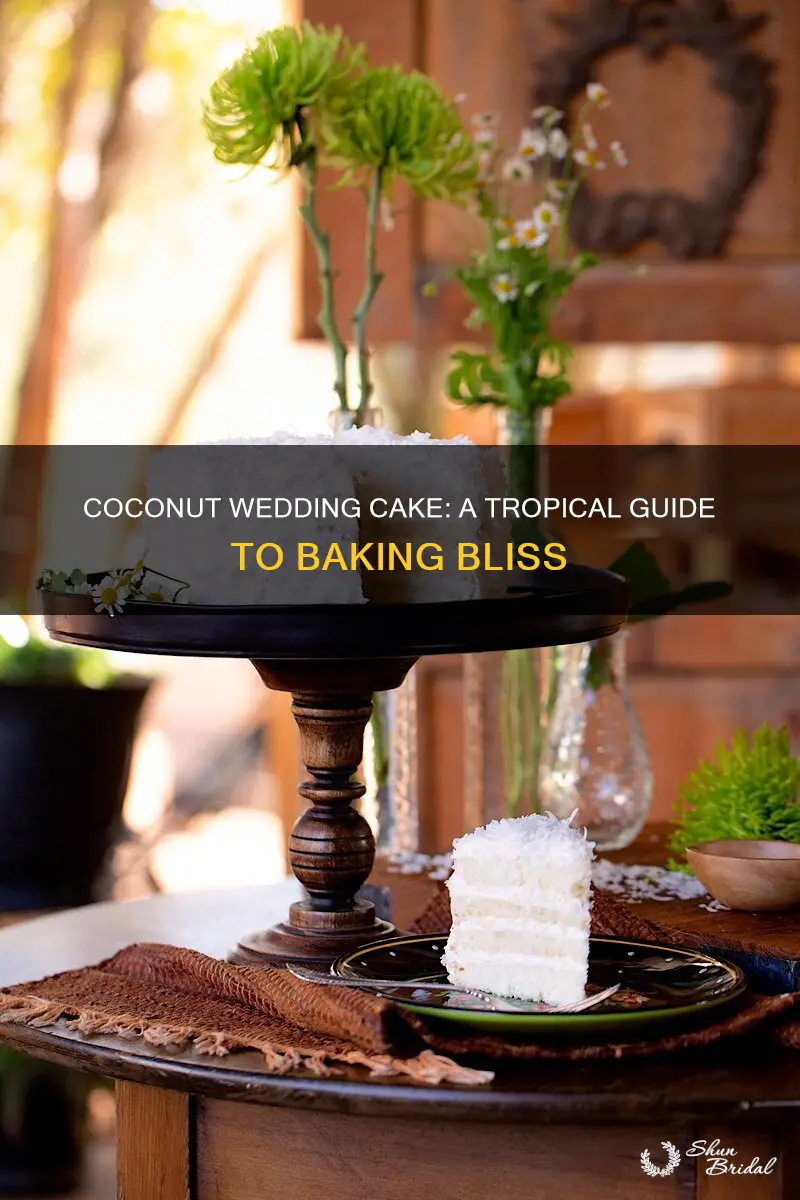 how to make a coconut wedding cake