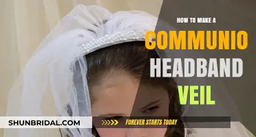 Crafting a Delicate Communion Headband Veil: A Step-by-Step Guide