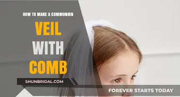 Crafting a Delicate Communion Veil with Comb: A Step-by-Step Guide