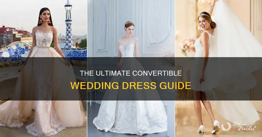 how to make a convertible wedding dress