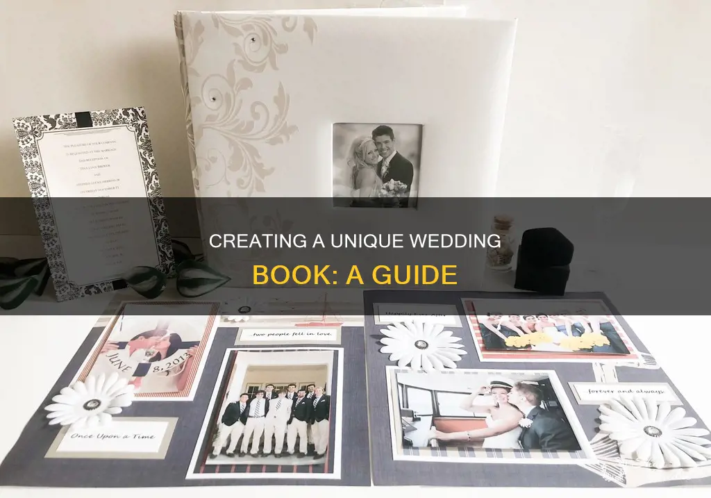 how to make a cool wedding book