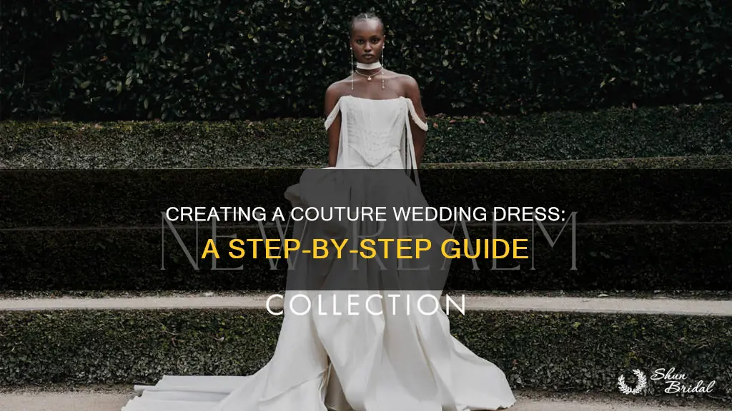 how to make a couture wedding dress