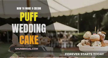 Crafting a Dreamy Cream Puff Wedding Cake