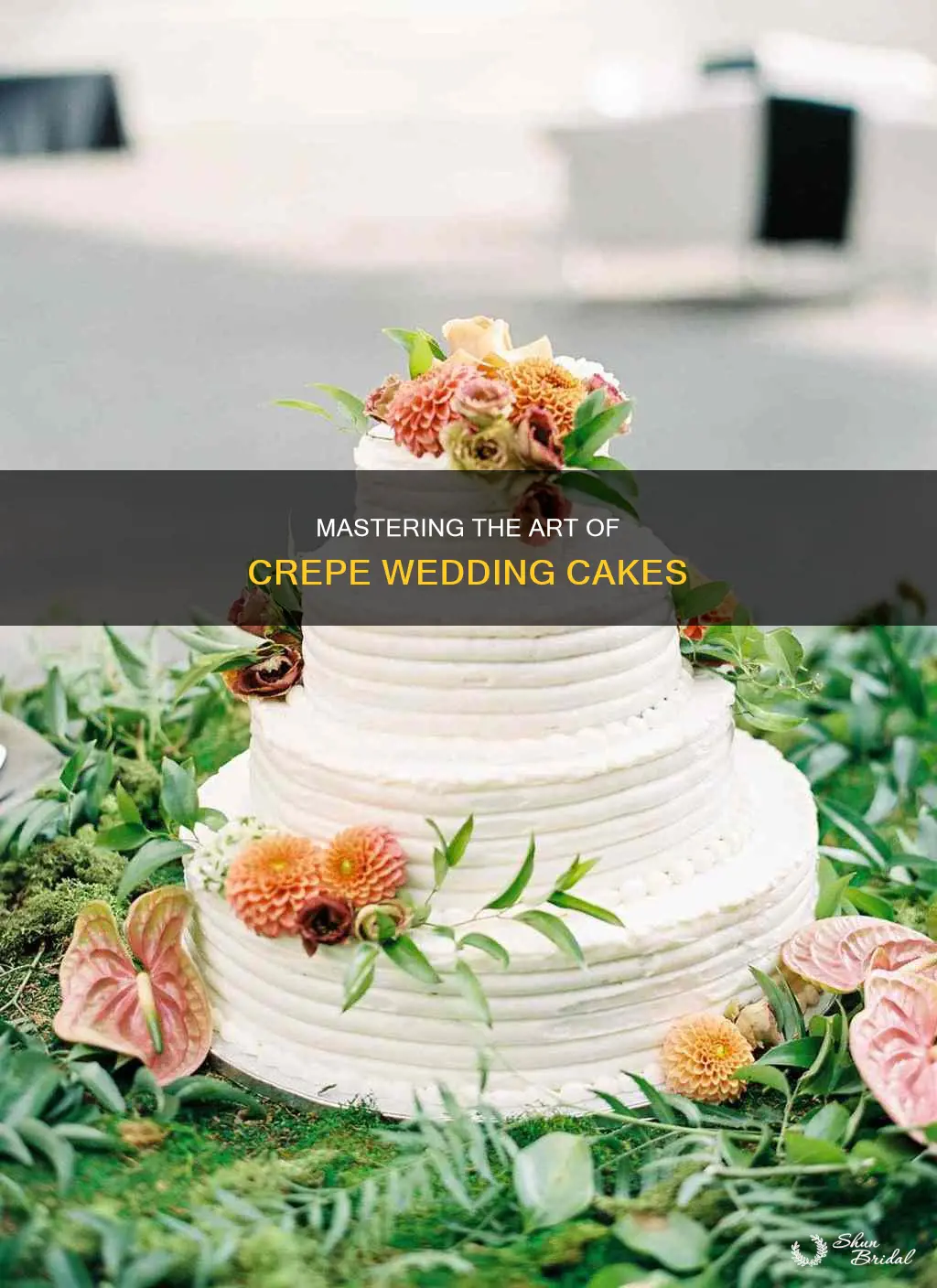 how to make a crepe wedding cake