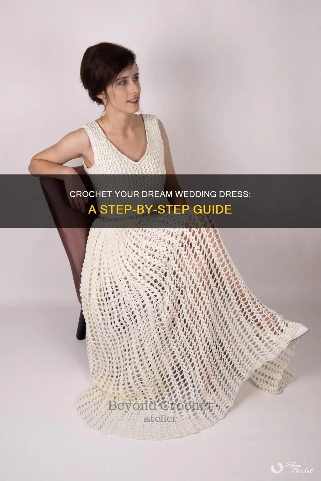 how to make a crochet wedding dress