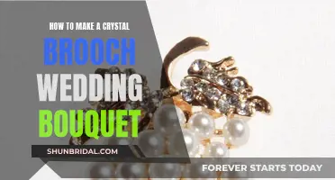 Creating a Sparkling Crystal Brooch Wedding Bouquet