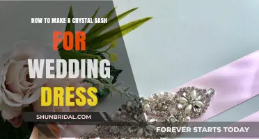 Creating a Sparkling Crystal Sash for Your Wedding Gown