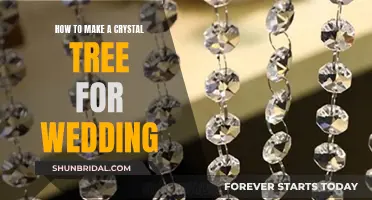 Crafting a Sparkling Crystal Tree for Your Wedding Day