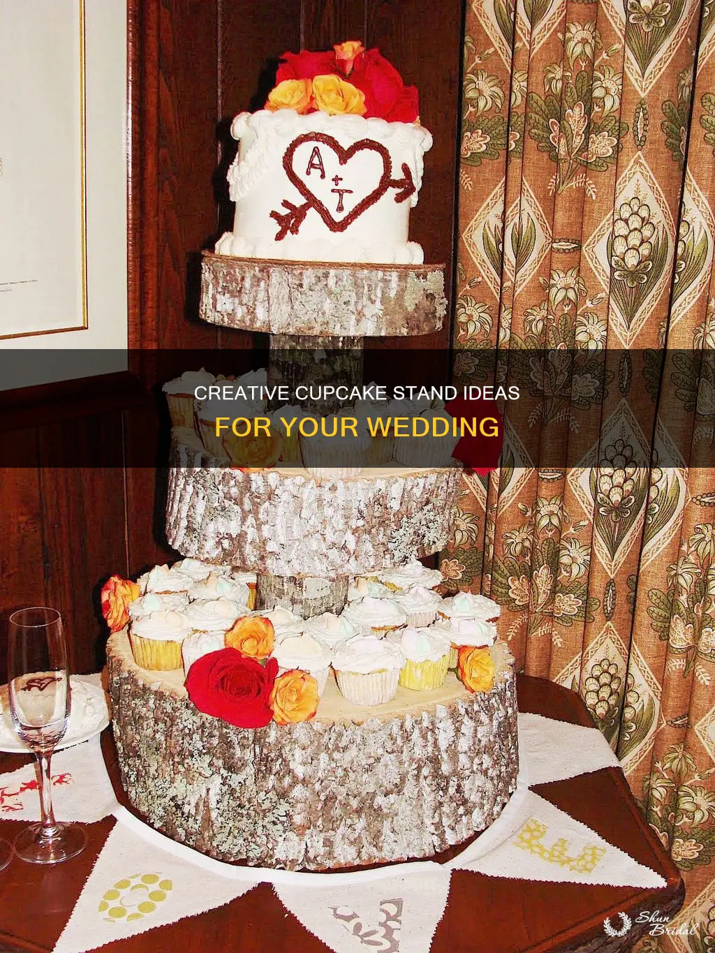 how to make a cupcake stand for a wedding