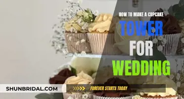 Create a Cupcake Tower: Wedding Centerpiece Delights