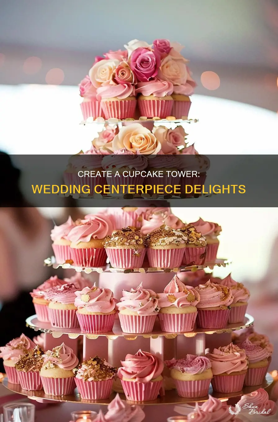 how to make a cupcake tower for wedding