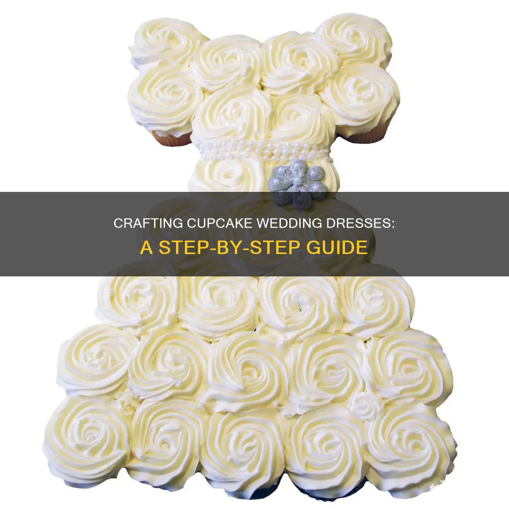 how to make a cupcake wedding dress