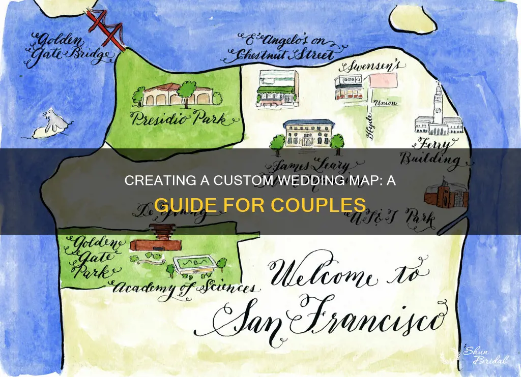 how to make a custom wedding map