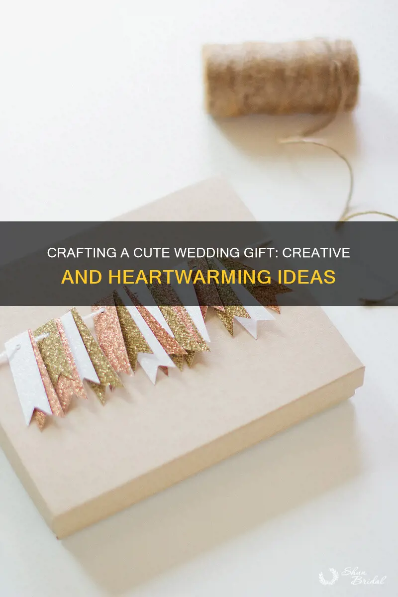 how to make a cute wedding gift