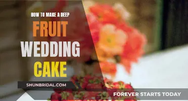 Creating a Deep Fruit Wedding Cake: A Step-by-Step Guide