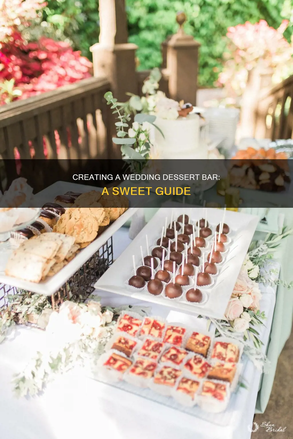 how to make a dessert bar for wedding