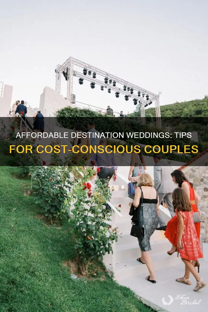 how to make a destination wedding affordable for guests