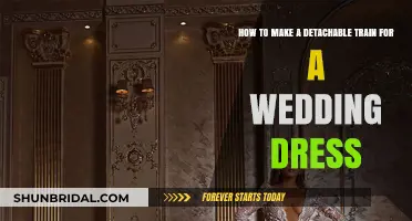 Creating a Detachable Train for Your Wedding Gown