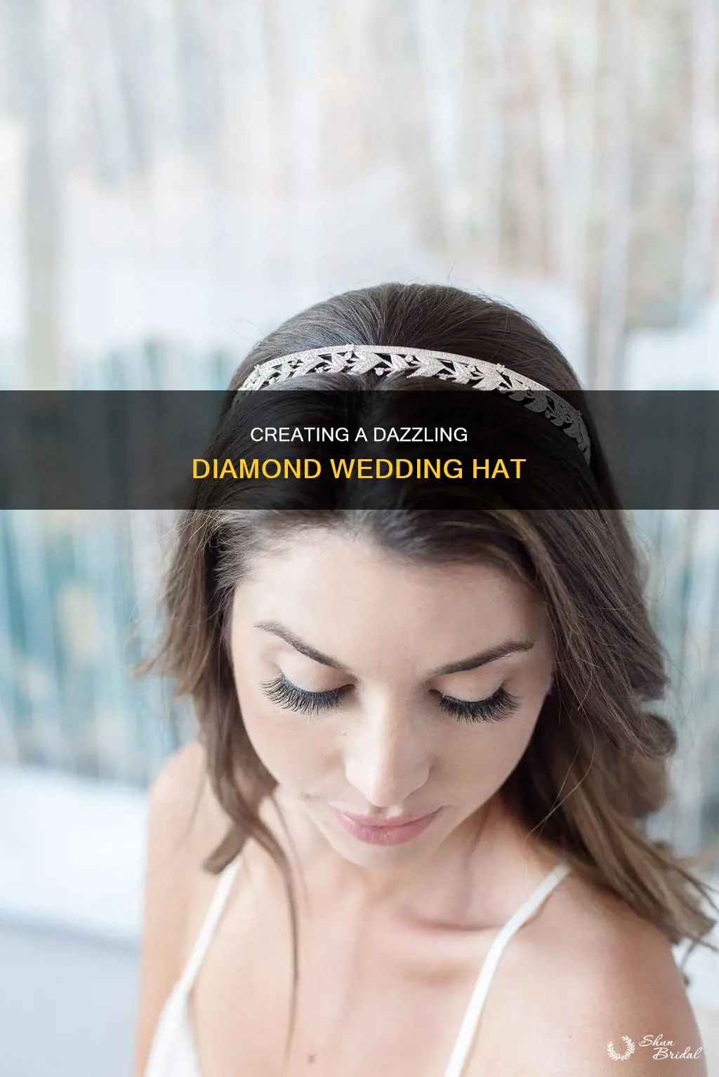 how to make a dimmond casing wedding hat